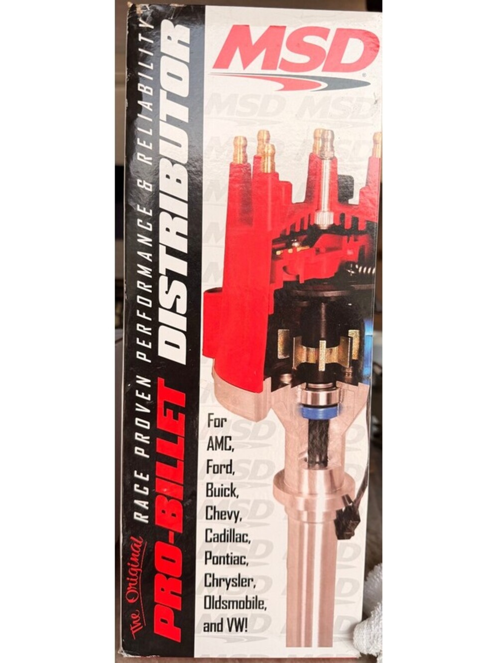 MSD | Pro-Billet Distributor Chevy V8 w/ Cap & Roto | Part 85551 | NIB | 1159